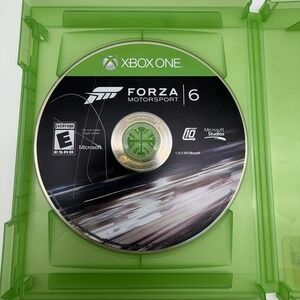 Forza Motorsport 6 Xbox One Racing Game Disc Only Tested Working